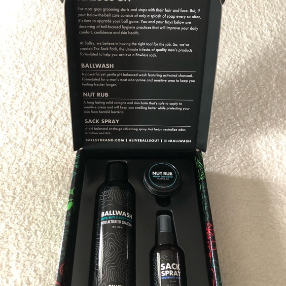 Brand New Ballsy men’s grooming holiday 3 piece set - Picture 3 of 5